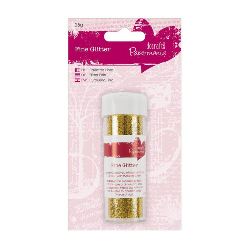 DOCRAFTS GLITTER FIN 25 GR. GOLD - PMA 401403