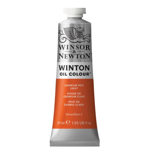 W&N OIL PAINT WINTON 37 ML. - CADMIUM RED LIGHT