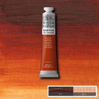 W&N OIL PAINT WINTON 200 ML - BURNt SIENA 1437074
