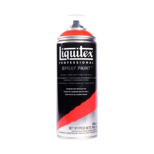 LIQUITEX PROFESSIONAL SPRAY PAINT 400 ML - CADMIUM RED MEDIUM