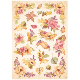 STAMPERIA WOODLAND DECOUPAGE RICE PAPER A4 - DFSA4816