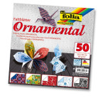 FOLIA ХАРТИЯ ЗА ОРИГАМИ ОРНАМЕНТИ 20/20 СМ 80 ГР 50 ЛИСТА