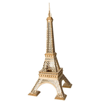 ROBOTIME 3D ДЪРВЕН ПЪЗЕЛ EIFFEL TOWER 121 ЧАСТИ TG501