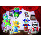 FOLIA LITTLE MONSTER FRIENDS - LOONYMOO 18 PARTS