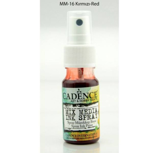 CADENCE SPRAY LUBRICANT MIX MEDIA 25 ML. - RED MM-16