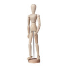 LUKAS WOODEN MOVABLE FEMALE MANNEQUIN H: 30 CM