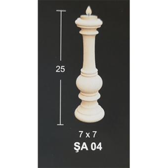 NEWART CANDLE HOLDER FOR DECORATION H: 25 CM. - SA 04
