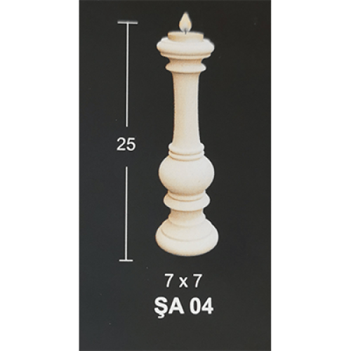 NEWART CANDLE HOLDER FOR DECORATION H: 25 CM. - SA 04