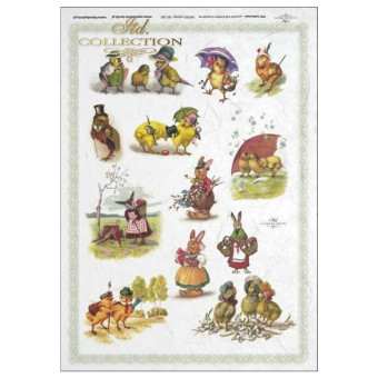 ITD COLLECTION ДЕКУПАЖНА ОРИЗОВА ХАРТИЯ А4 - R0285
