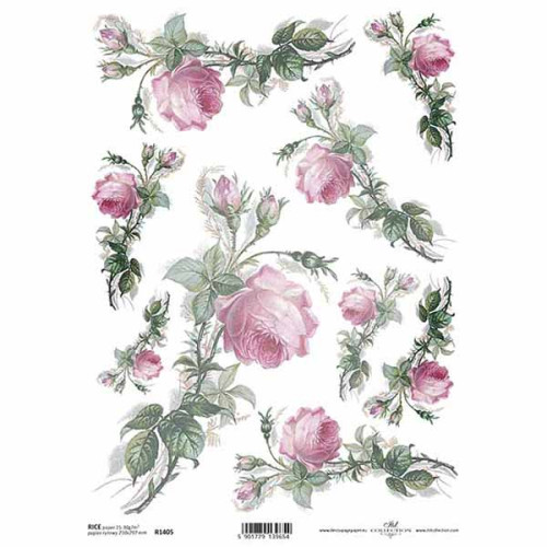 ITD COLLECTION DECOUPAGE RICE PAPER A4 - R1405