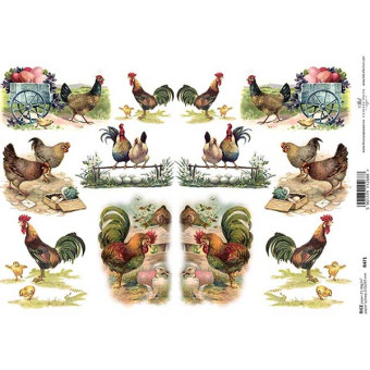 ITD COLLECTION DECOUPAGE RICE PAPER A4 - R0471