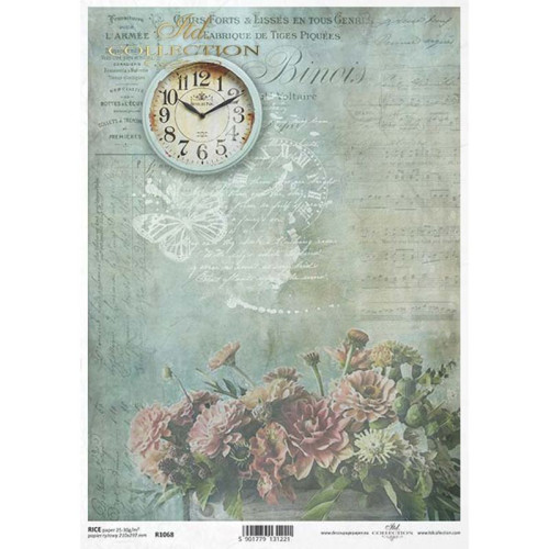 ITD COLLECTION DECOUPAGE RICE PAPER A4 - R1068