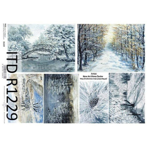 ITD COLLECTION ДЕКУПАЖНА ОРИЗОВА ХАРТИЯ А4 - R1229