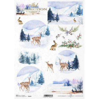 ITD COLLECTION ДЕКУПАЖНА ОРИЗОВА ХАРТИЯ А4 - R1463