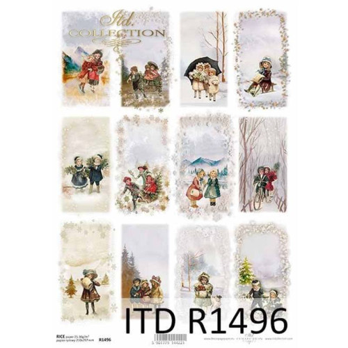 ITD COLLECTION ДЕКУПАЖНА ОРИЗОВА ХАРТИЯ А4 - R1496