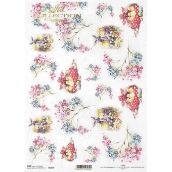 ITD COLLECTION ДЕКУПАЖНА ОРИЗОВА ХАРТИЯ А4 - R1579