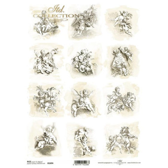 ITD COLLECTION ДЕКУПАЖНА ОРИЗОВА ХАРТИЯ А4 - R1694