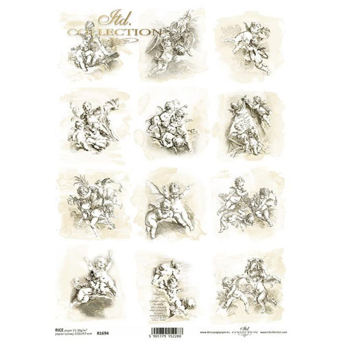 ITD COLLECTION ДЕКУПАЖНА ОРИЗОВА ХАРТИЯ А4 - R1694