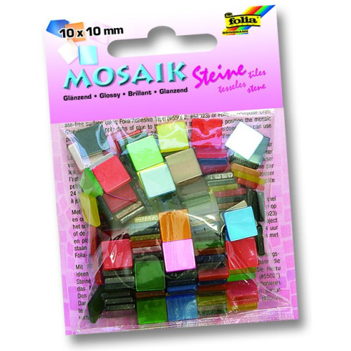 FOLIA МОЗАЙКА ГЛАНЦ, 45Г./190 ЧАСТИ, 10/10 ММ.