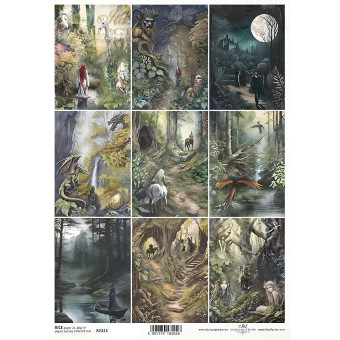 COLLECTION DECOUPAGE RICE PAPER A4 - R2325
