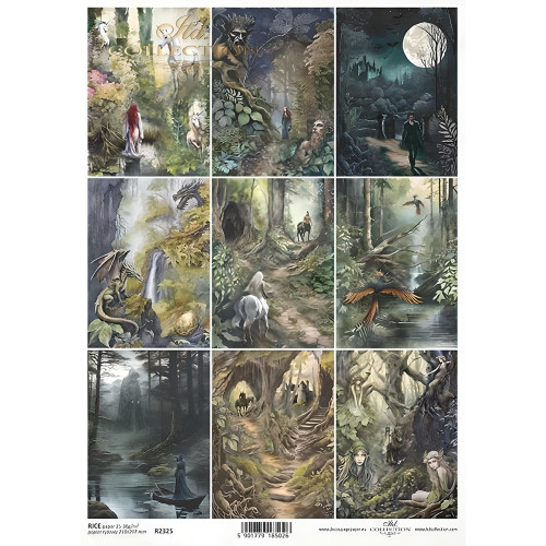 COLLECTION ДЕКУПАЖНА ОРИЗОВА ХАРТИЯ А4 - R2325