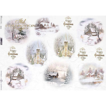 ITD COLLECTION DECOUPAGE RICE PAPER A3 - R0143L