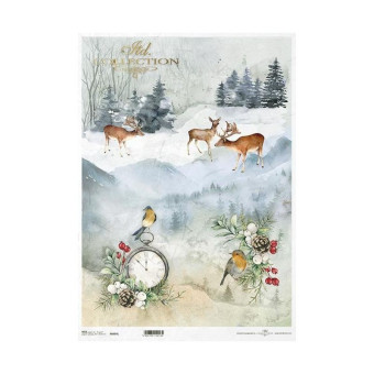 ITD COLLECTION DECOUPAGE RICE PAPER A3 - R0484L
