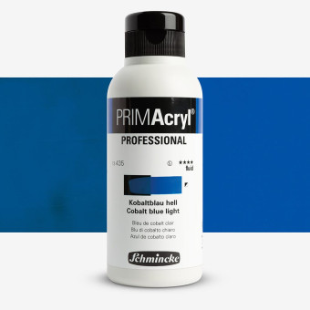 SCHMINCKE АКРИЛНА БОЯ 250 МЛ PRIMACRYL COBAL BLUE LIGHT FLUI