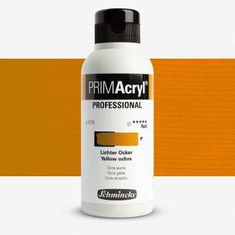 SCHMINCKE АКРИЛНА БОЯ 250 МЛ PRIMACRYL YELLOW OCHRE FLUID
