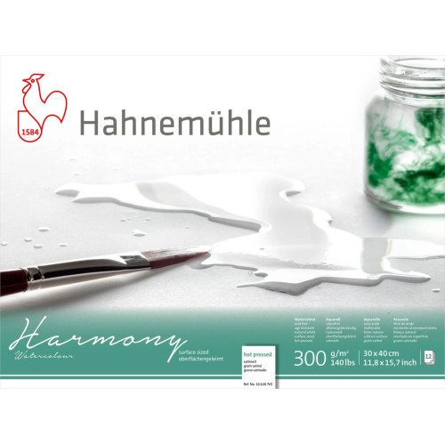 HAHNEMUHLE СКИЦНИК HARMONY SATINIERT 30/40СМ, 300ГР, 12Л.