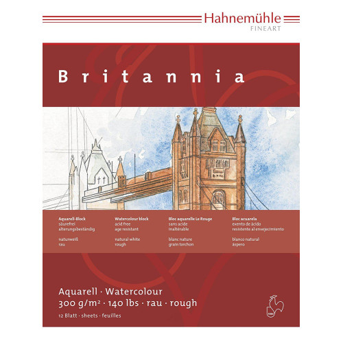 HAHNEMUHLE СКИЦНИК BRITANIA RAU 300ГР 30/40 СМ 12Л.