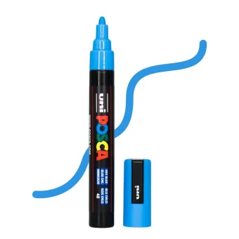 POSCA АКРИЛЕН МАРКЕР PC-5M, 1.8-2.5 MM - SKY BLUE