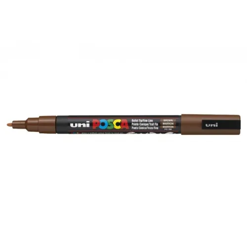 POSCA АКРИЛЕН МАРКЕР PC-3M, 0.9-1.3 MM - BROWN
