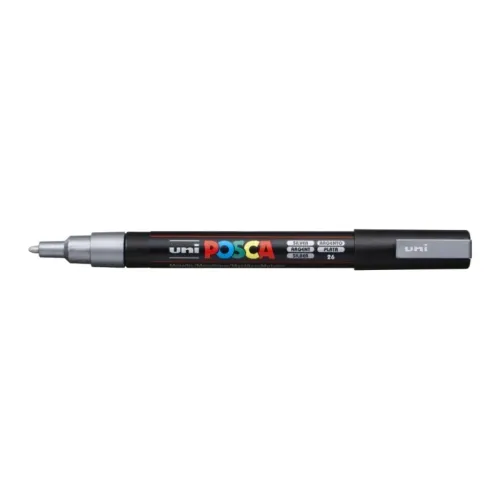 POSCA АКРИЛЕН МАРКЕР PC-3M, 0.9-1.3 MM - SILVER