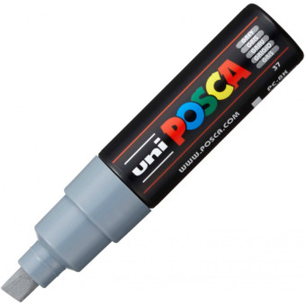 POSCA ACRYLIC MARKER PC-8K, 8 MM - GREY
