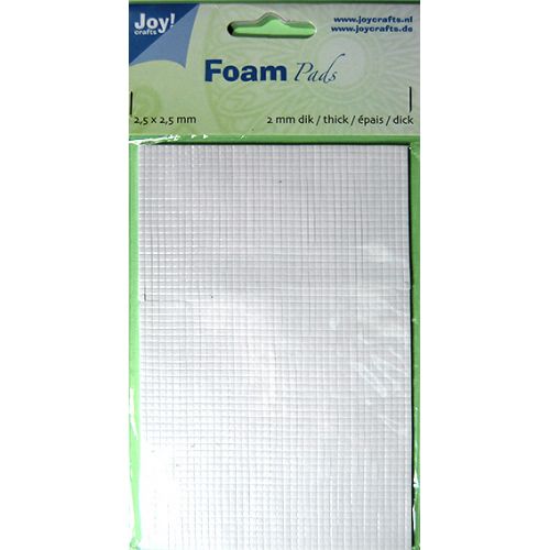 JOY CRAFTS 3D ДВОЙНО ЗАЛЕПВАЩИ ЛЕПЕНКИ 2,5 Х 2,5 ММ, 2 MM