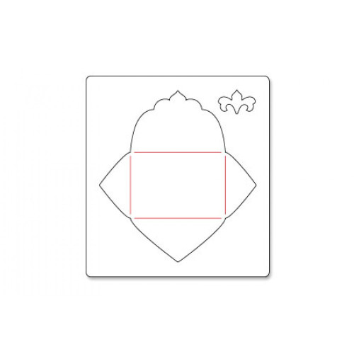 SIZZIX BIGZ ЩАНЦИ ЗА ИЗРЯЗВАНЕ - ENVELOPE W/ORNATE FLAP