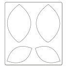 SIZZIX BIGZ ЩАНЦИ ЗА ИЗРЯЗВАНЕ - LEAVES PLAIN # 2