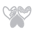 SIZZIX THINLITS DIES FOR CUTTING - ALLURING HEARTS