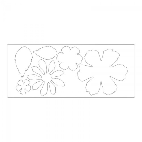 SIZZIX BIGZ XL ЩАНЦИ ЗА ИЗРЯЗВАНЕ - JUMBO TATTERED FLORALS