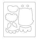 SIZZIX BIGZ ЩАНЦИ ЗА ИЗРЯЗВАНЕ - OWL #4