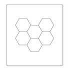SIZZIX BIGZ DIE CUTTING DIES - HEXAGONS, 3/4IN SIDES