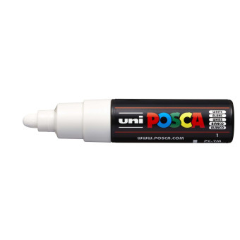 POSCA АКРИЛЕН МАРКЕР PC-7M, 4.5-5.5 MM - WHITE