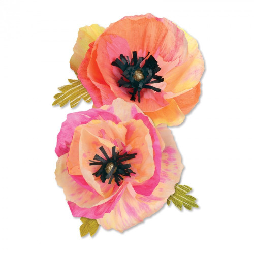 SIZZIX THINLITS ЩАНЦИ ЗА ИЗРЯЗВАНЕ - LARGE POPPY