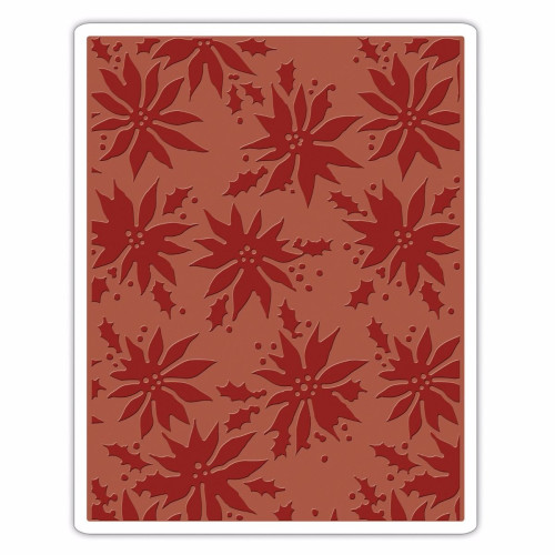 SIZZIX ПАПКИ ЗА РЕЛЕФ - POINSETTIAS