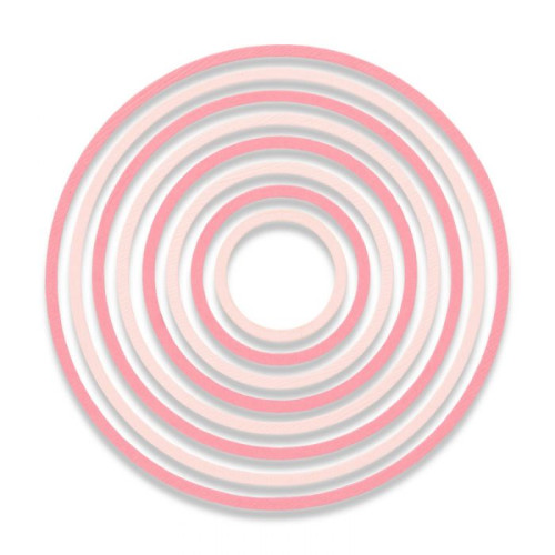 SIZZIX THINLITS DIES FOR CUTTING - CONCENTRIC CIRCLES