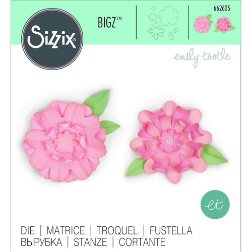 SIZZIX BIGZ ЩАНЦИ ЗА ИЗРЯЗВАНЕ - FLOWERS WITH LEAVES