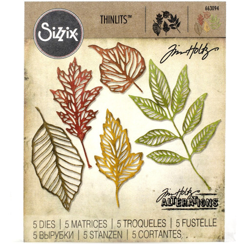 SIZZIX THINLITS ЩАНЦИ ЗА ИЗРЯЗВАНЕ - SKELETON LEAVES