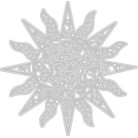 SIZZIX THINLITS ЩАНЦИ ЗА ИЗРЯЗВАНЕ - INTRICATE SUN