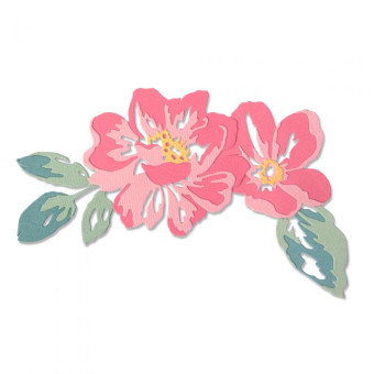 SIZZIX THINLITS DIES FOR CUTTING - FLORAL LAYERS